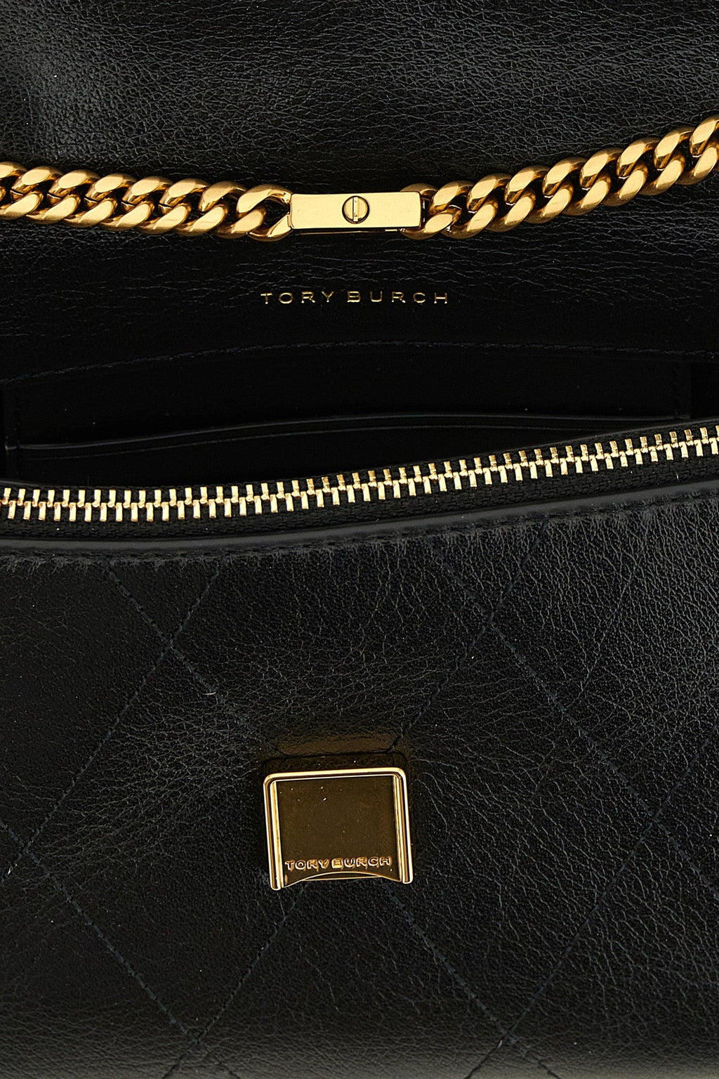 Tory Burch Top Handle Bag Quilted Leather