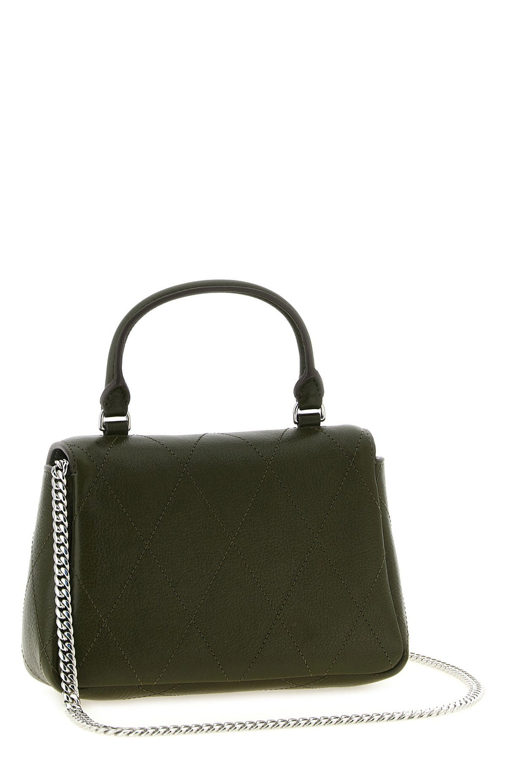 Tory Burch Top Handle Bag with Diamond Quilting