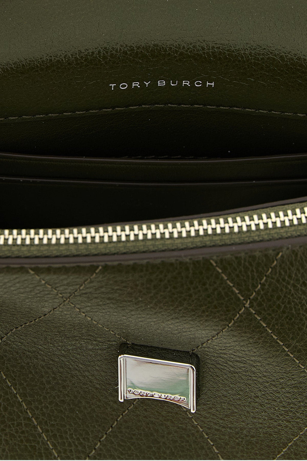 Tory Burch Top Handle Bag with Diamond Quilting