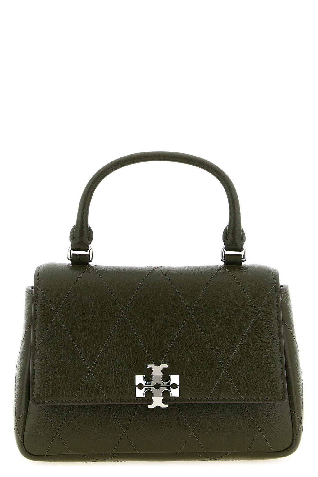 Tory Burch Top Handle Bag with Diamond Quilting
