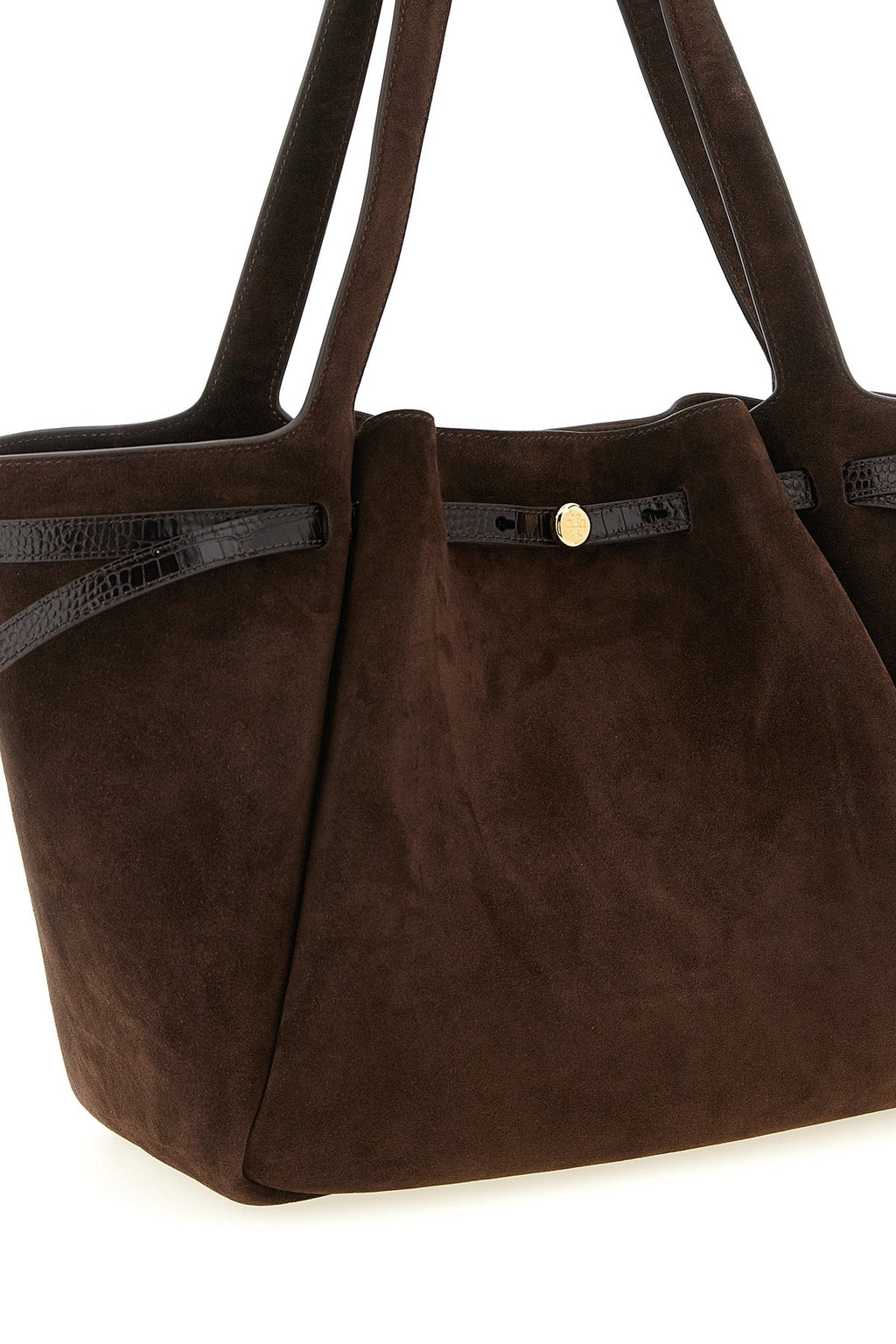 Tory Burch Tote Bag With Crocodile-Embossed Details