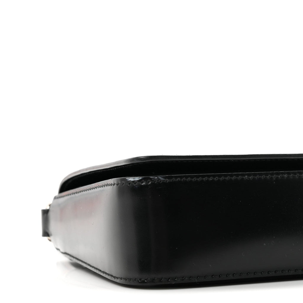 Spazzolato Femme Flap Shoulder Bag Black