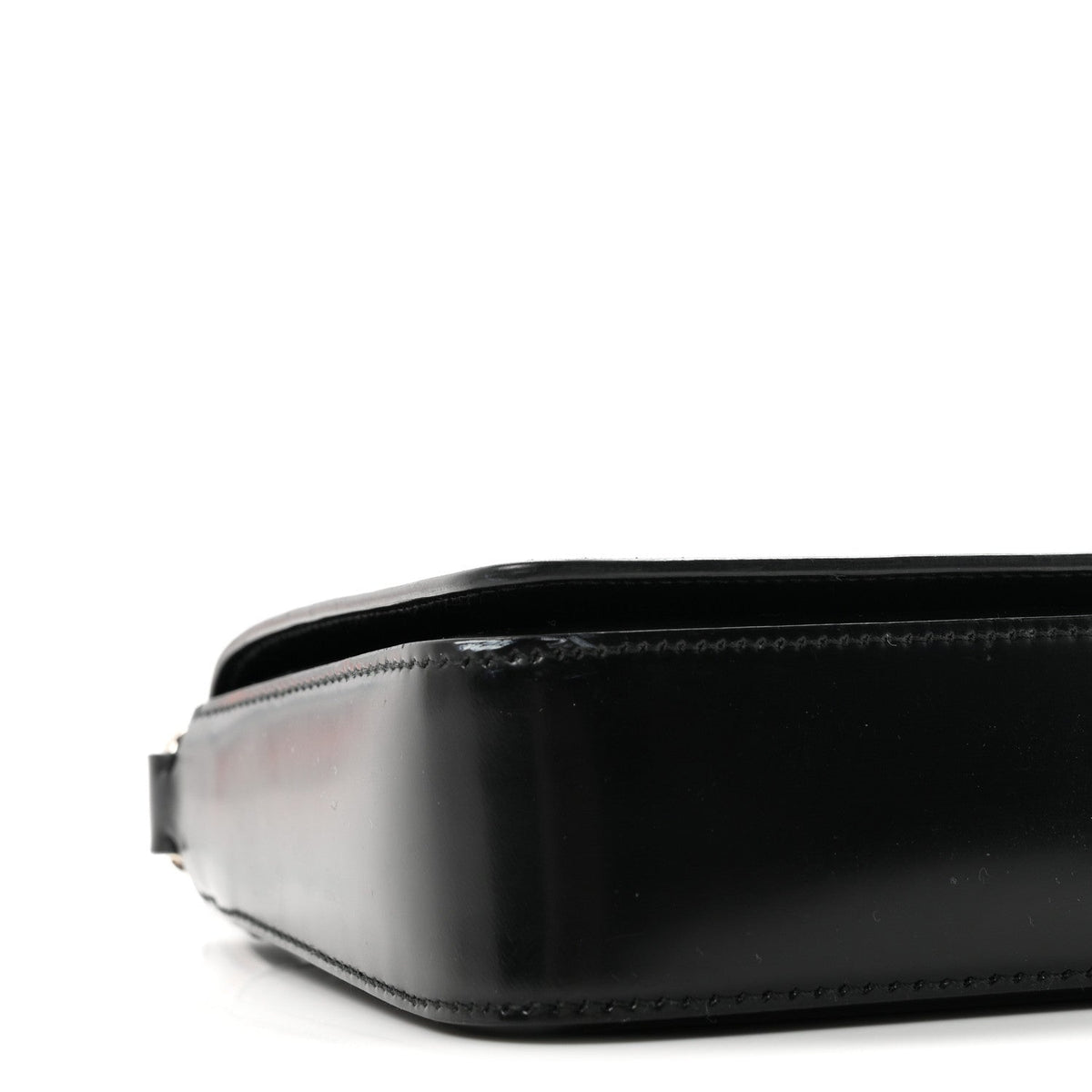 Spazzolato Femme Flap Shoulder Bag Black