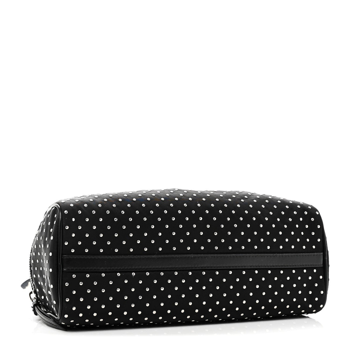 Re-Nylon Studded Shoulder Bag Black