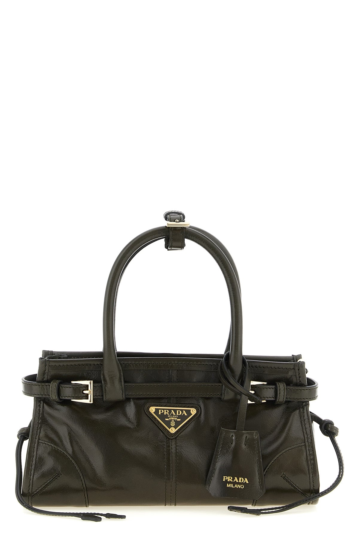 PRADA Handbag with Buckle Details