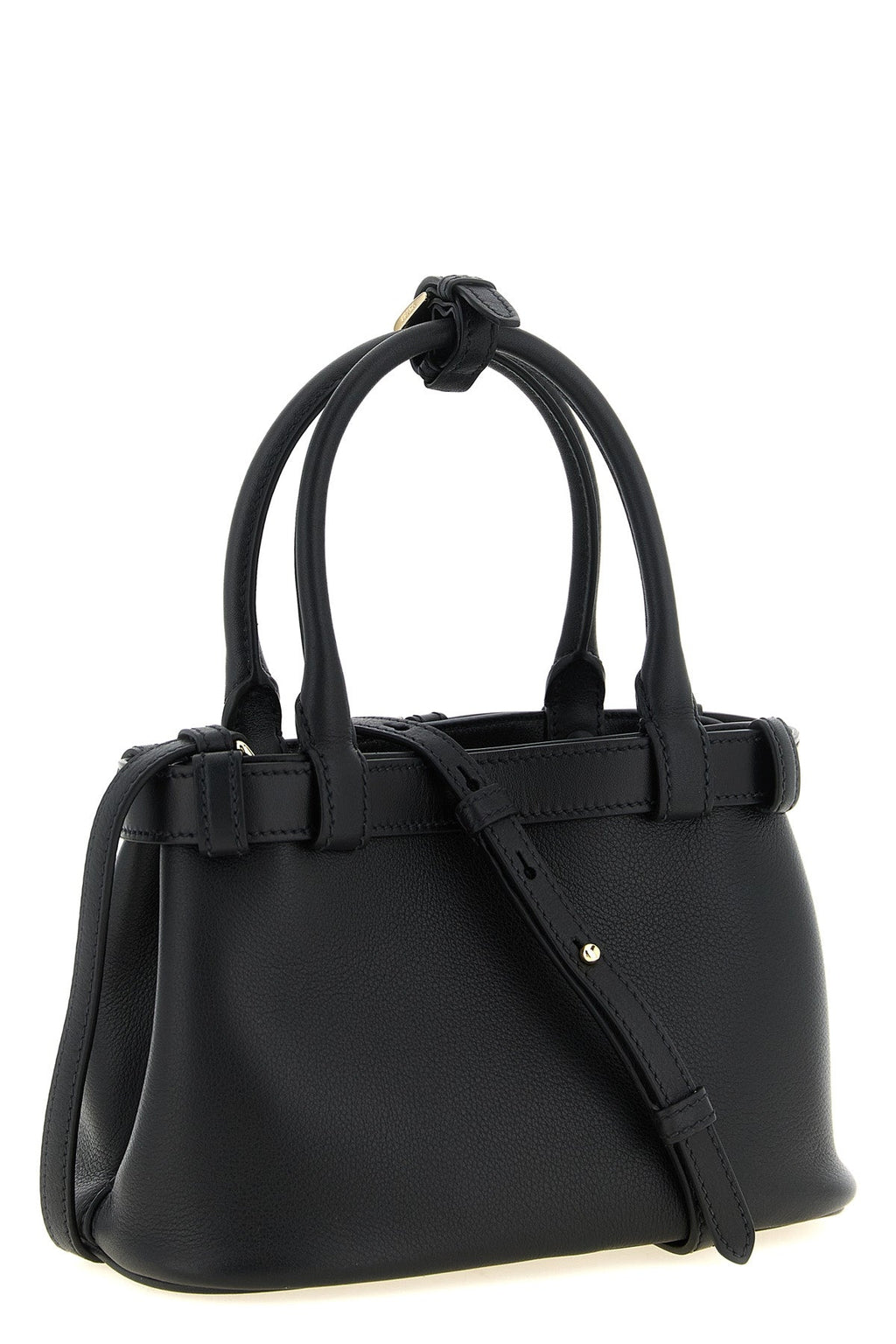 Prada Top-Handle Bag with Belt Detail