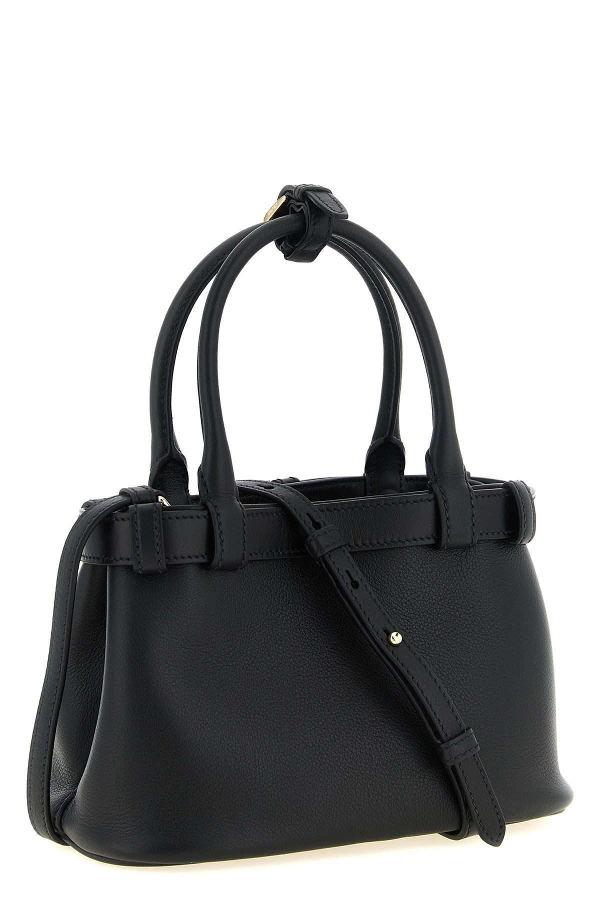 Prada Top-Handle Bag with Belt Detail