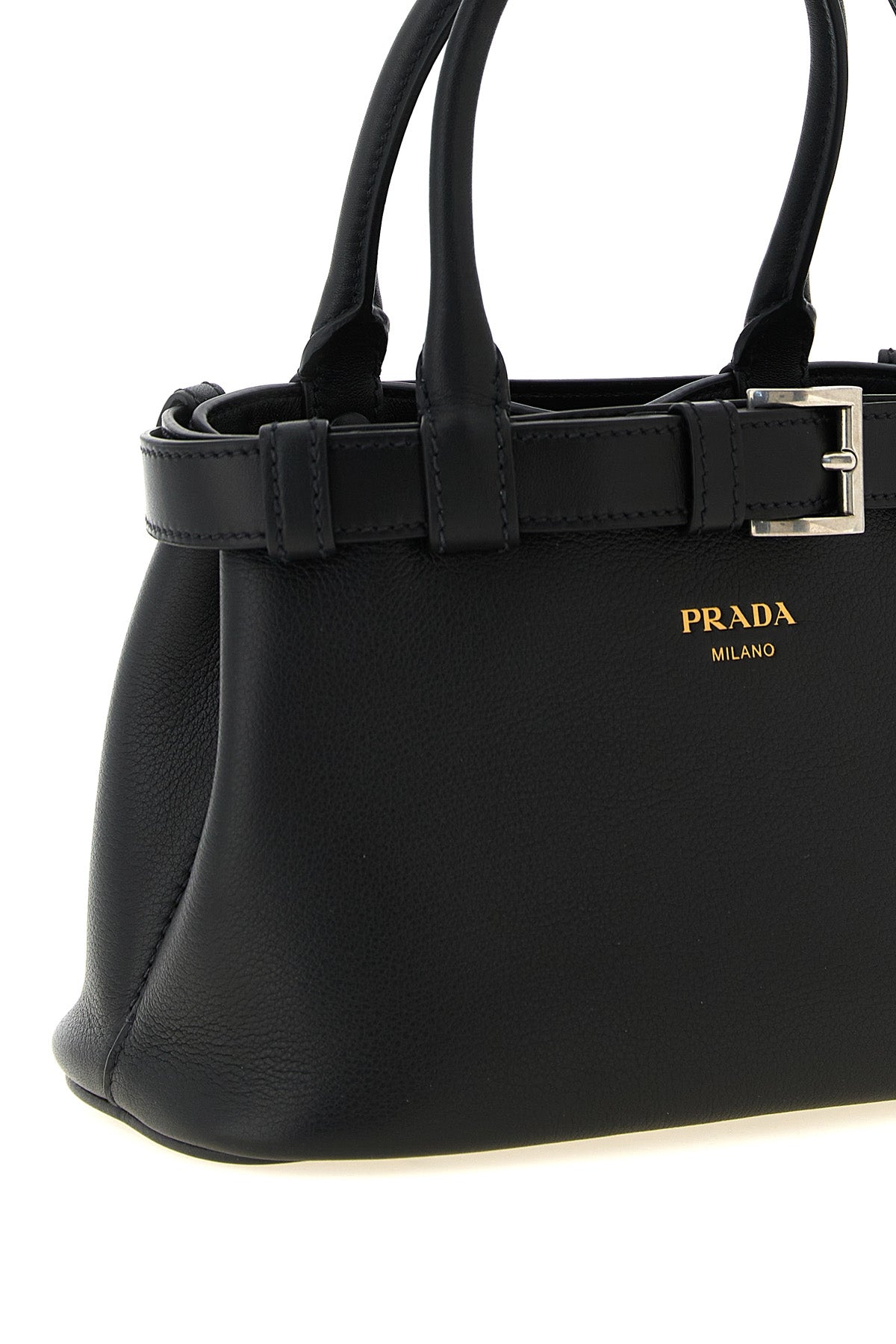 Prada Top-Handle Bag with Belt Detail