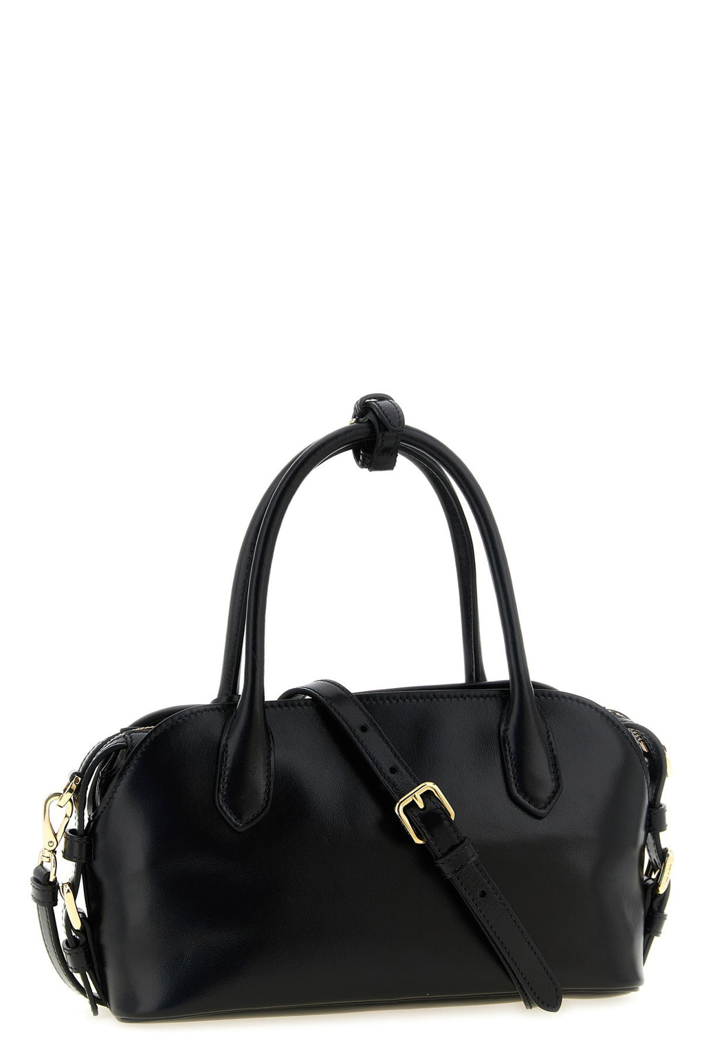 PRADA Handbag with Detachable Leather Charm