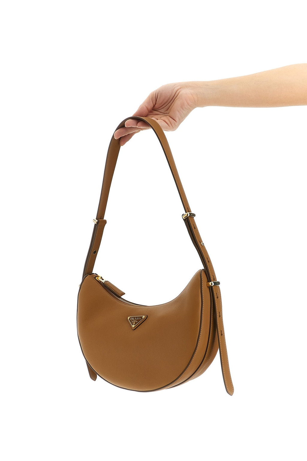 Prada Shoulder Bag Triangle Logo Detail