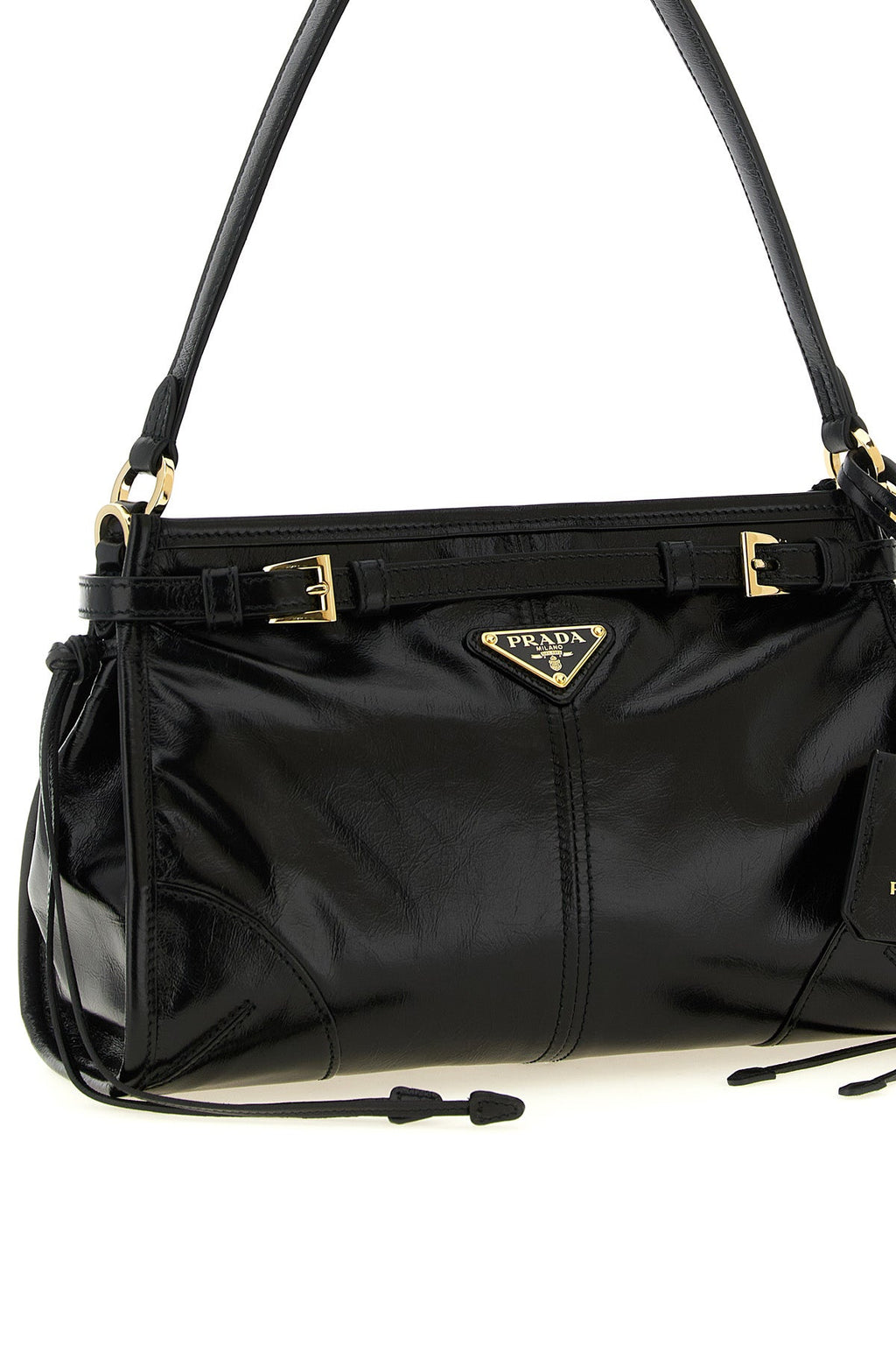 Prada Bonnie Handbag With Belt Detail