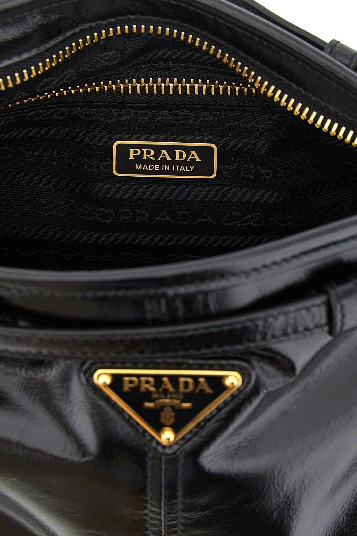 Prada Bonnie Handbag With Belt Detail