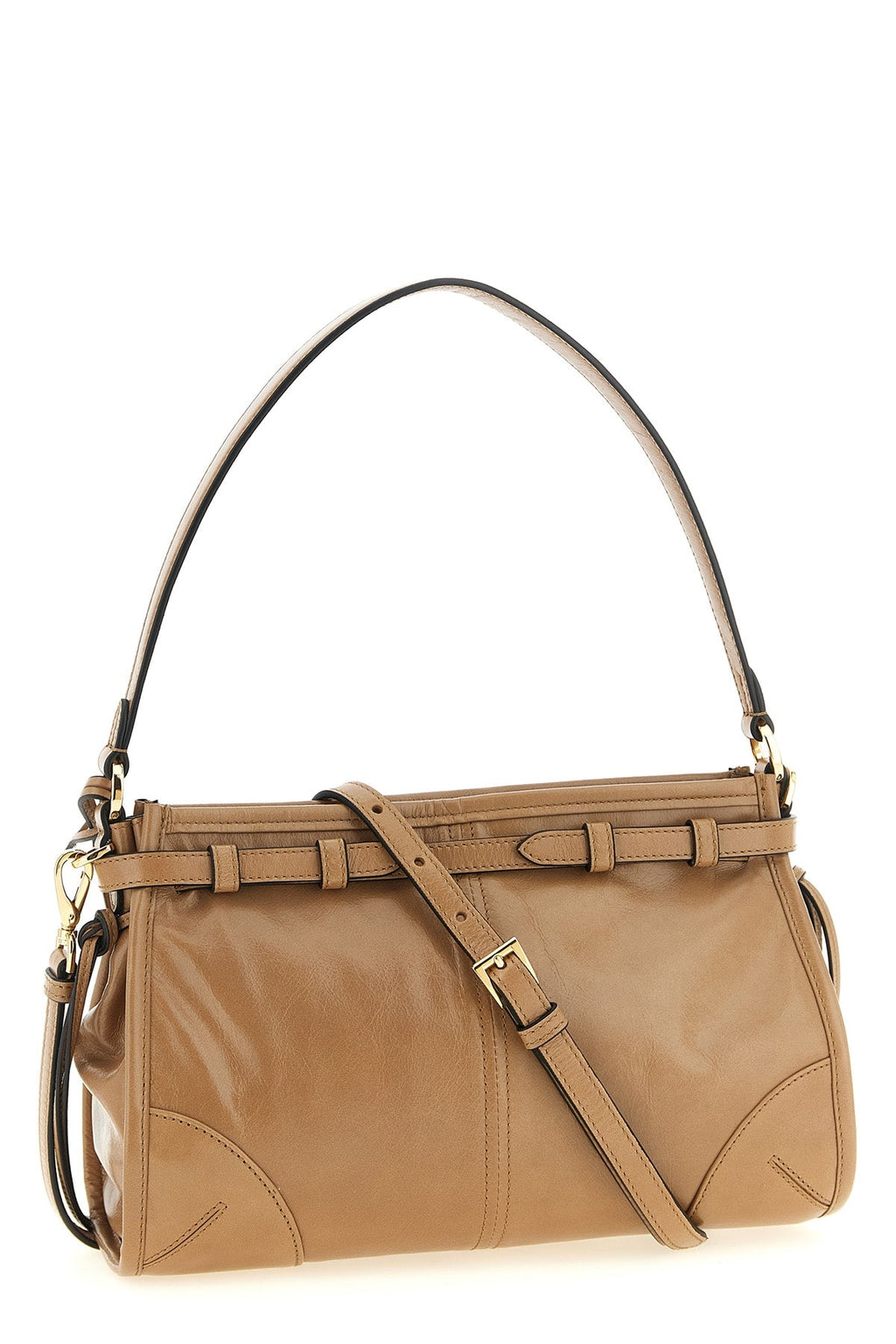 Prada Shoulder Bag With Belt Detail