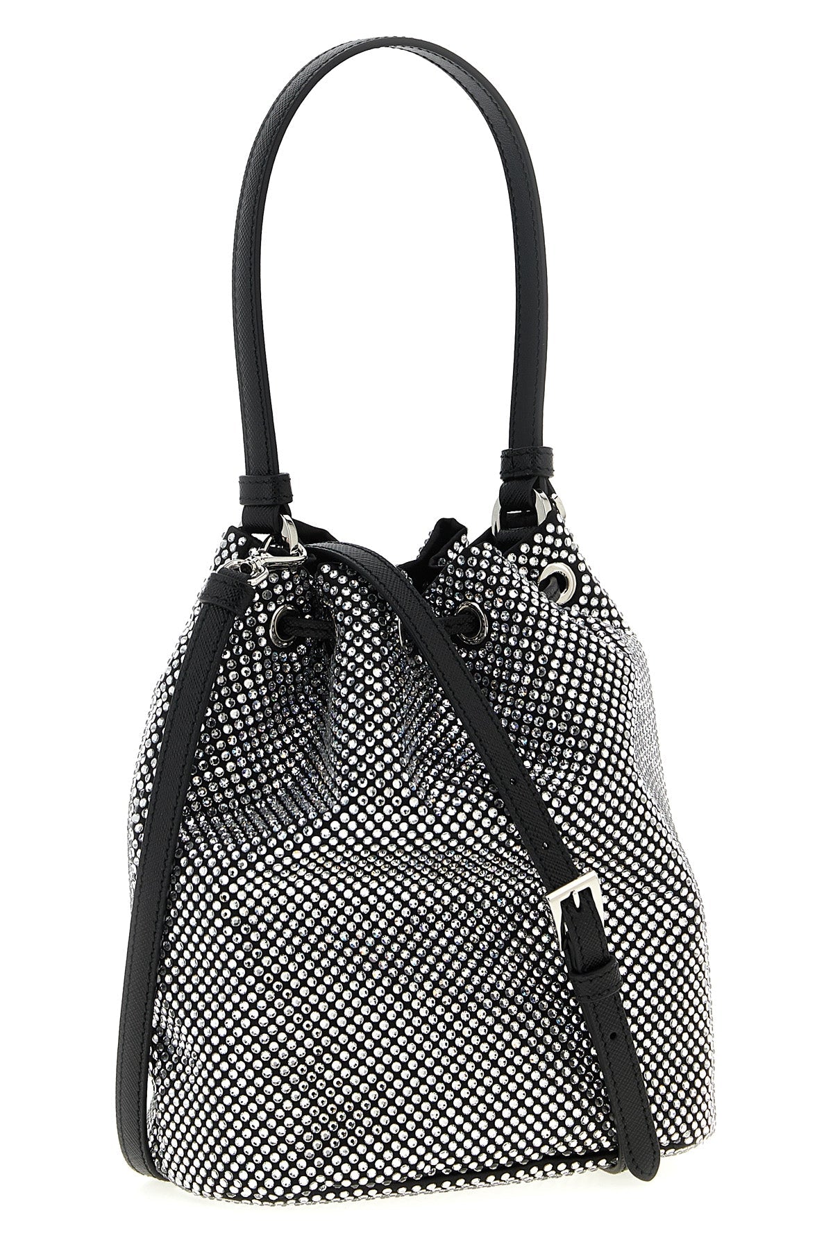 Prada Bucket bag with all-over crystals