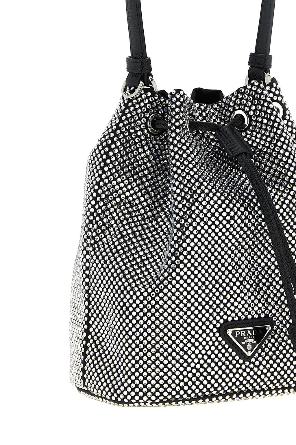 Prada Bucket bag with all-over crystals
