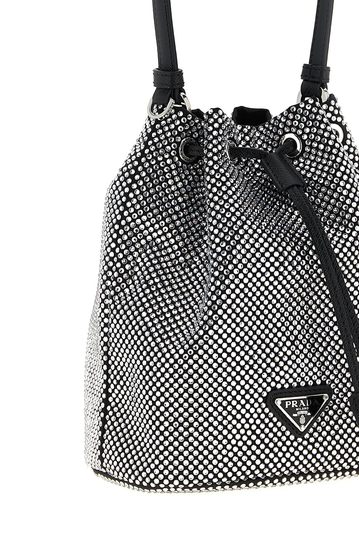 Prada Bucket bag with all-over crystals