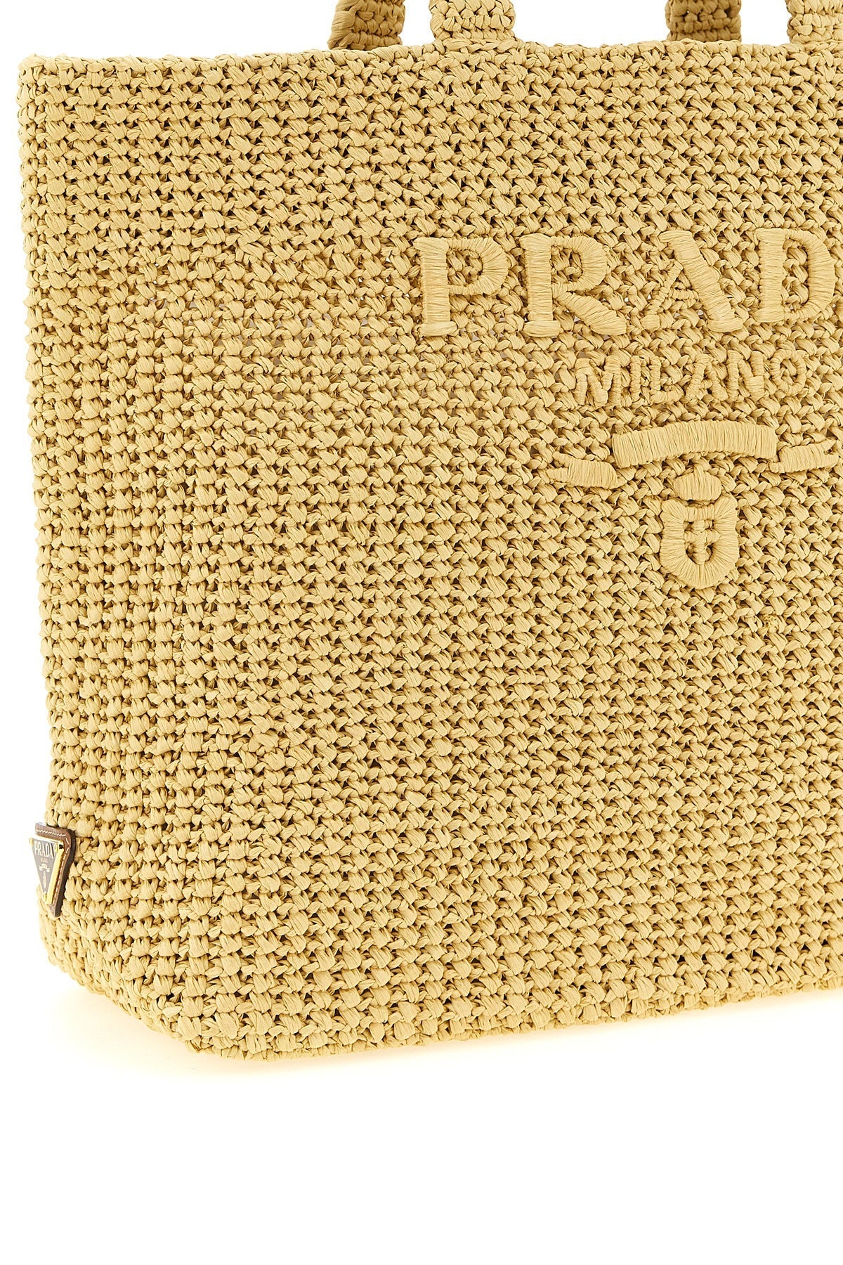 Prada Tote Bag With Embroidered Logo