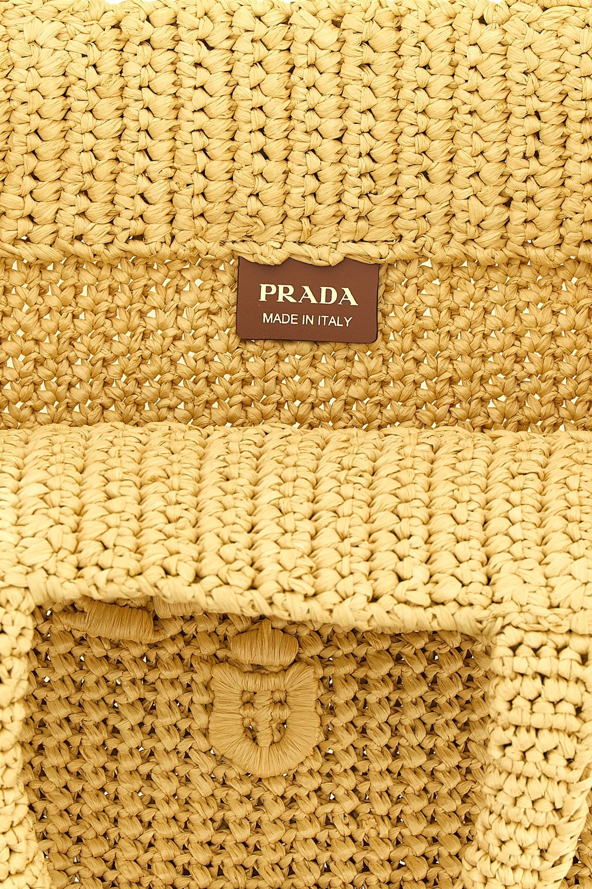 Prada Tote Bag With Embroidered Logo