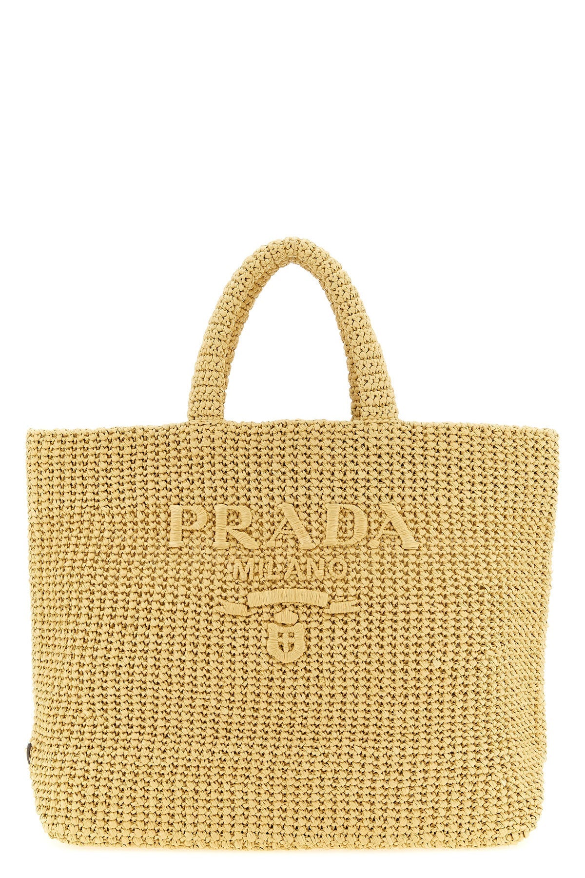 Prada Tote Bag With Embroidered Logo