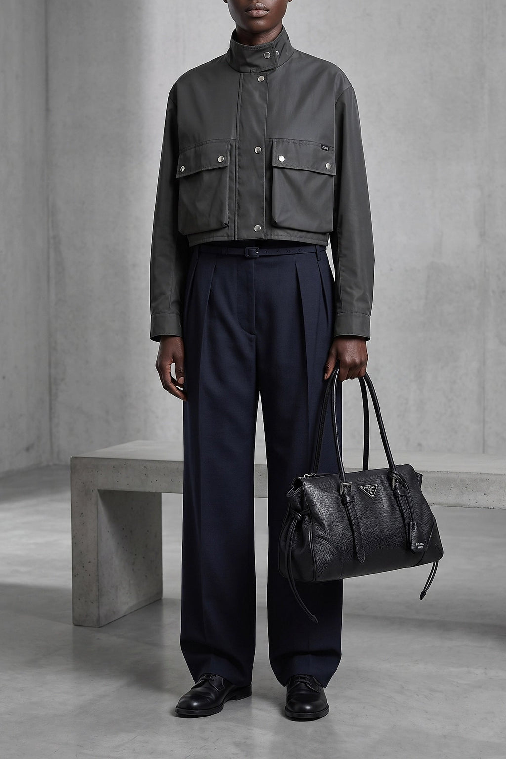 Medium 'Prada Bonnie' shopping bag
