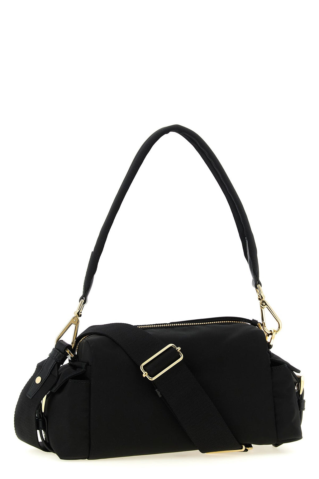 PRADA Shoulder bag with enameled triangle logo