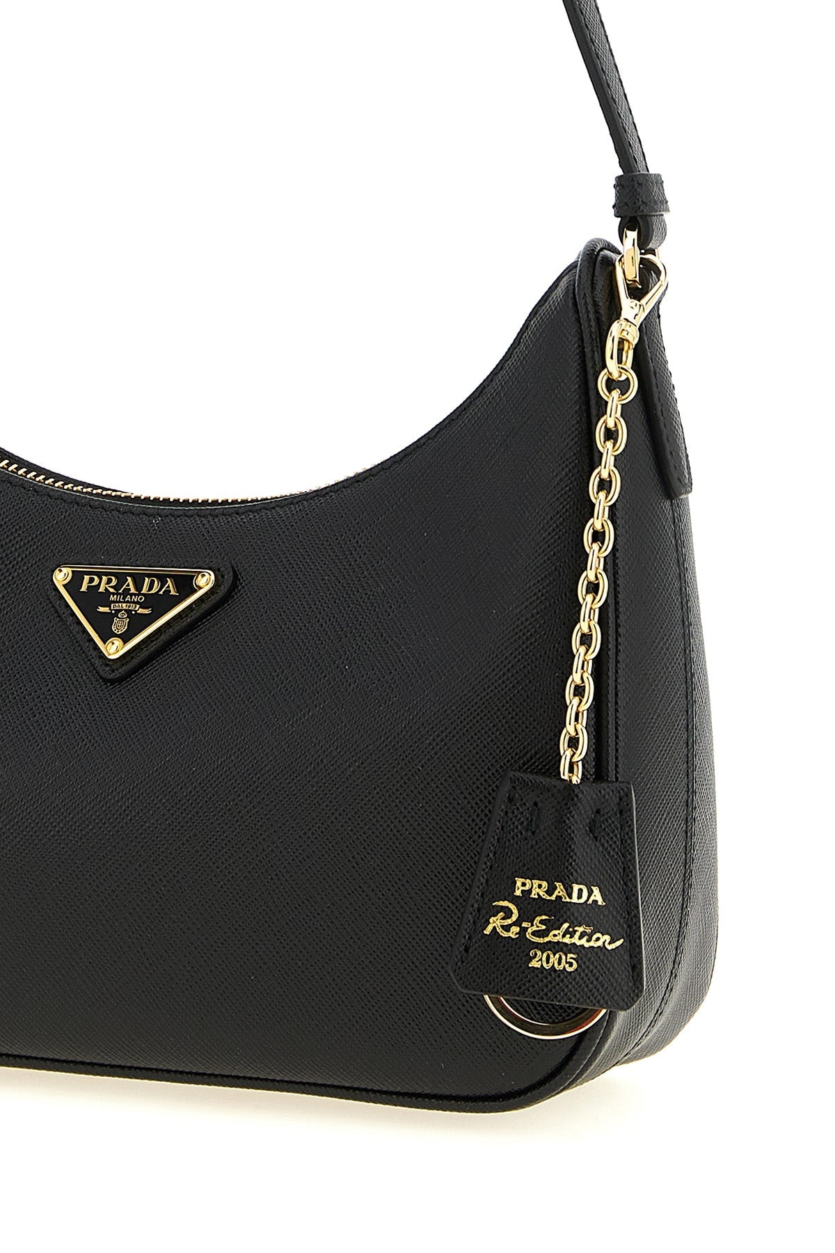 Prada Shoulder Bag With Gold-Tone Hardware