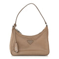 Re-Nylon Saffiano Mini Re-Edition 2005 Bag Cammeo