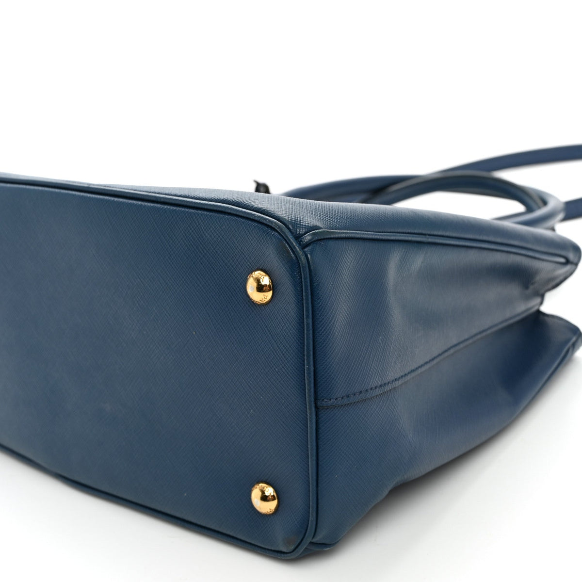 Saffiano Medium Galleria Double Zip Tote Cobalto