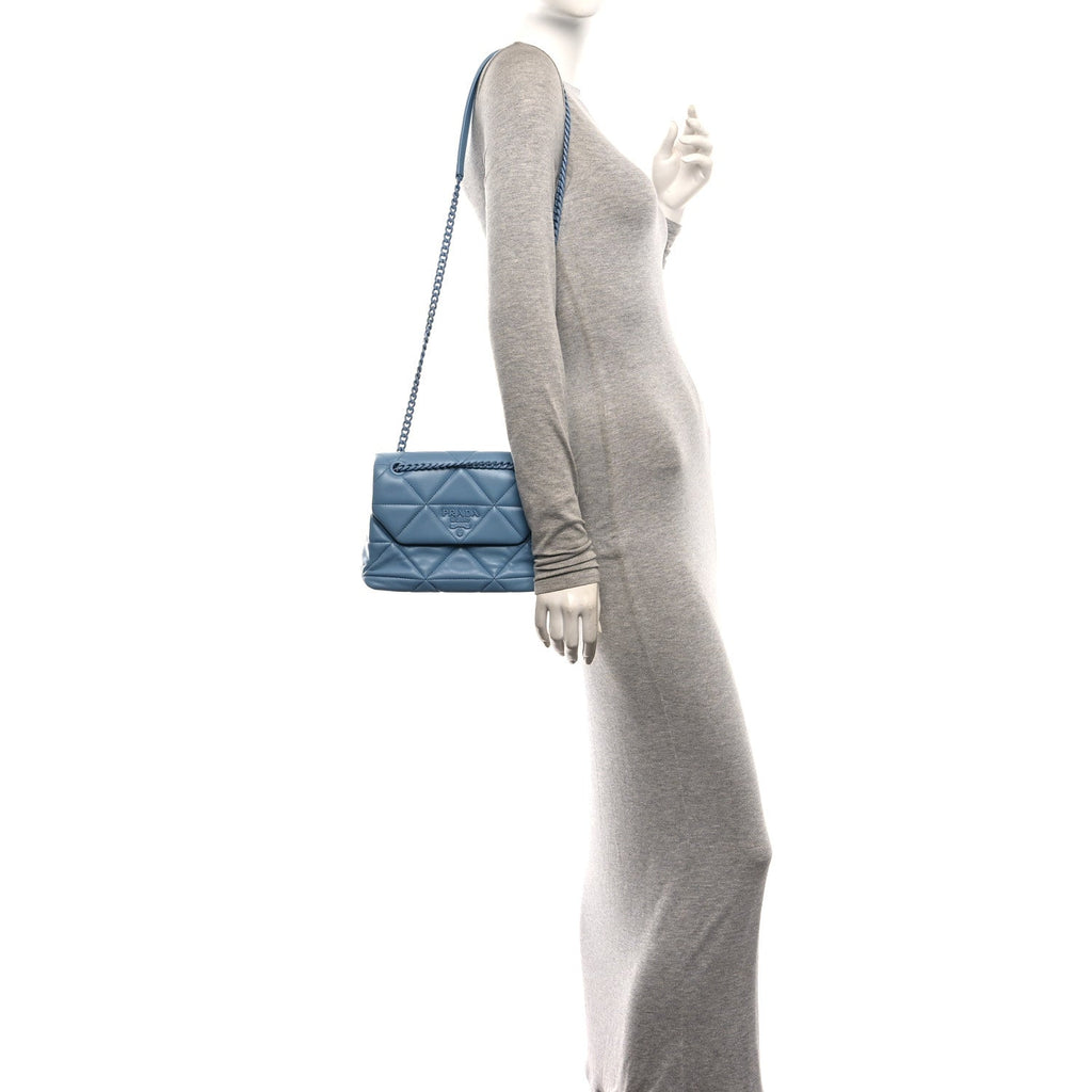 Nappa Triangle Stitched Small Spectrum Bag Astrale