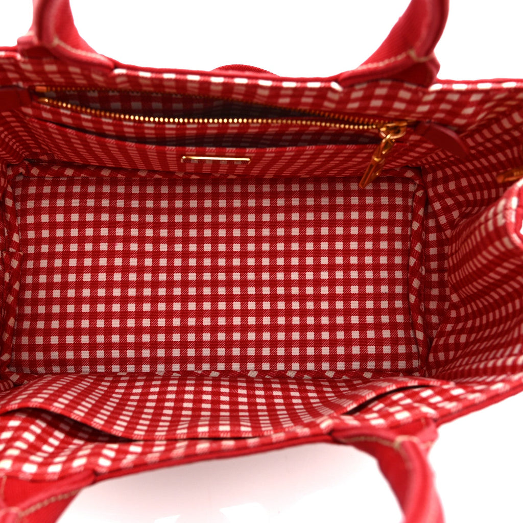 Canapa Small Logo Tote Rosso Talco