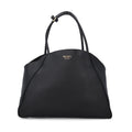 Soft Grain Calfskin Large Tote Bag Black