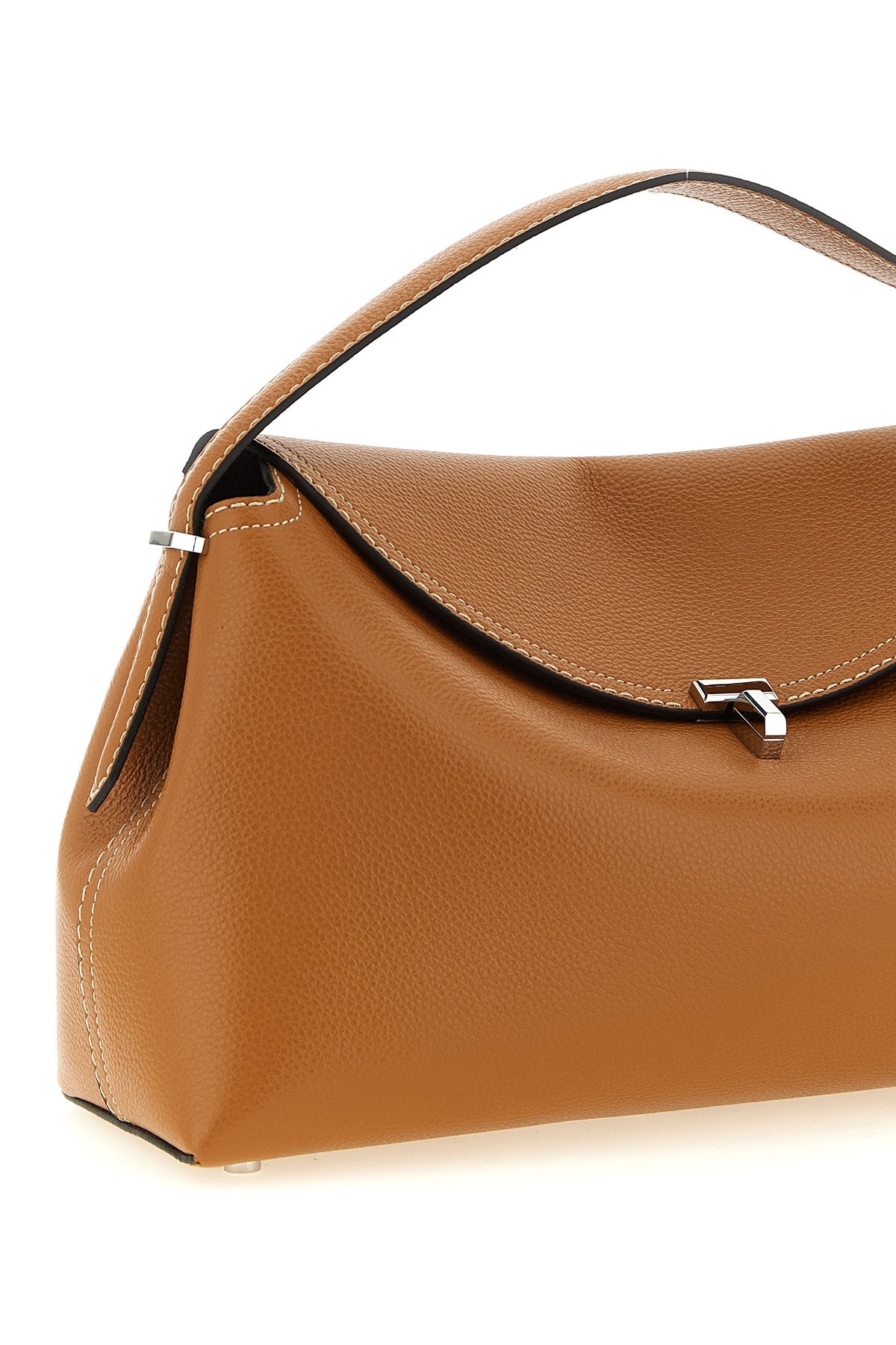 TOTEME Top Handle Bag With Silver-Tone T-Lock