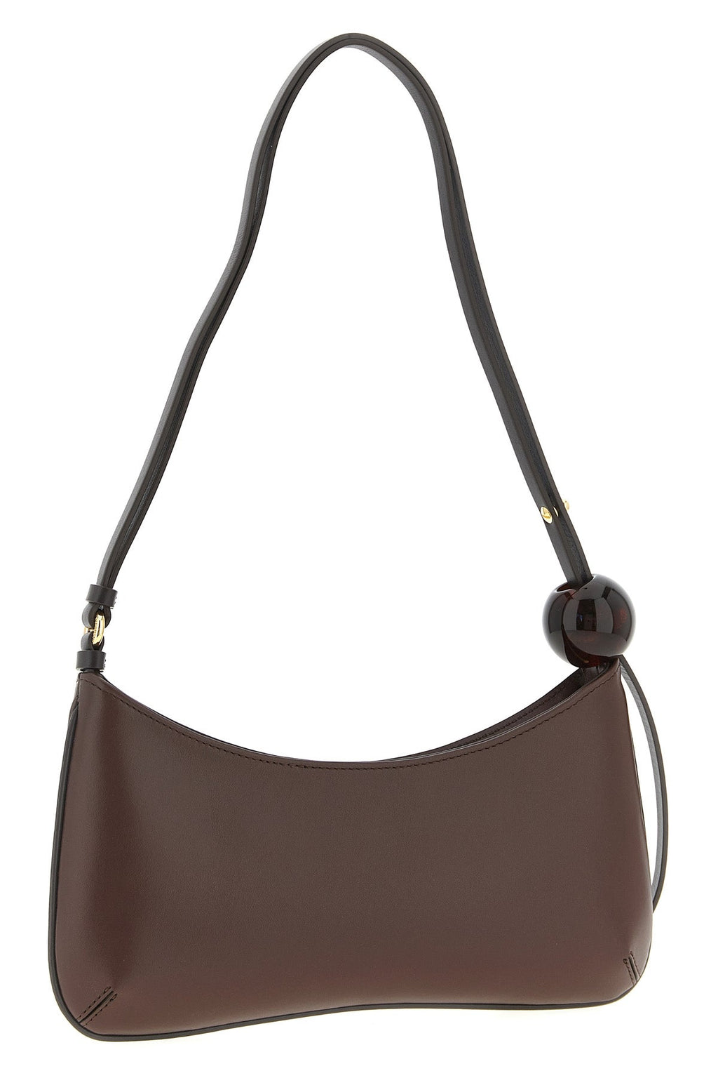 JACQUEMUS Le Bisou Perle leather shoulder bag