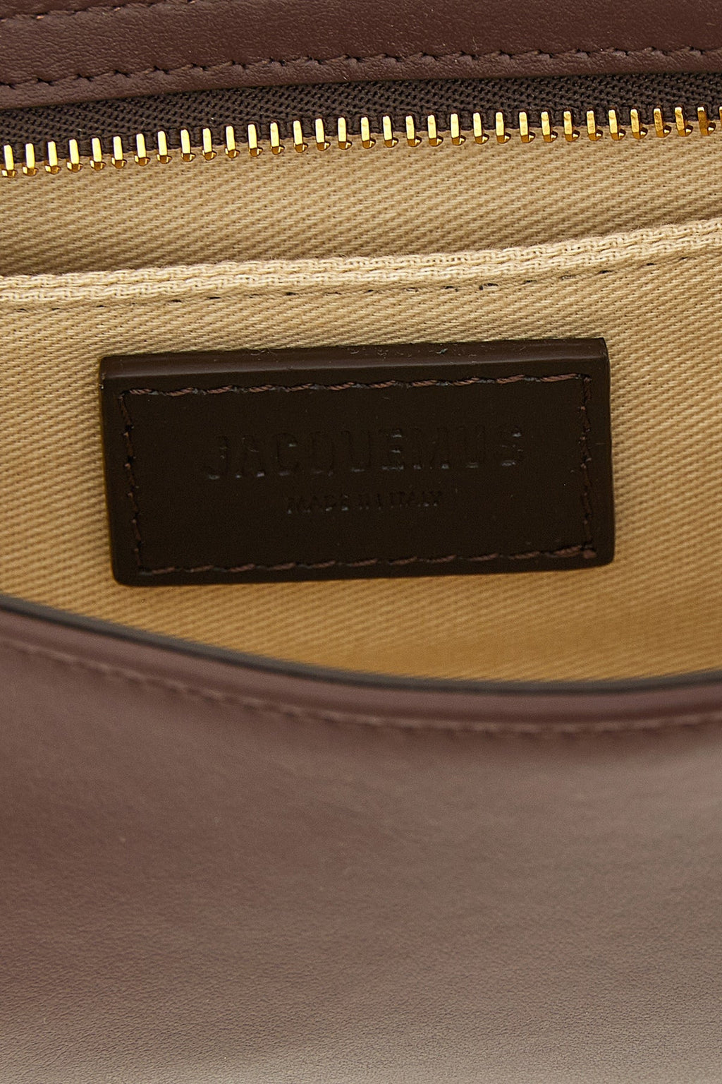JACQUEMUS Le Bisou Perle leather shoulder bag