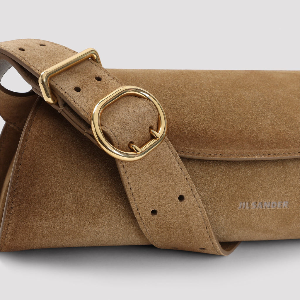Jil Sander Suede Cannolo Bag Women