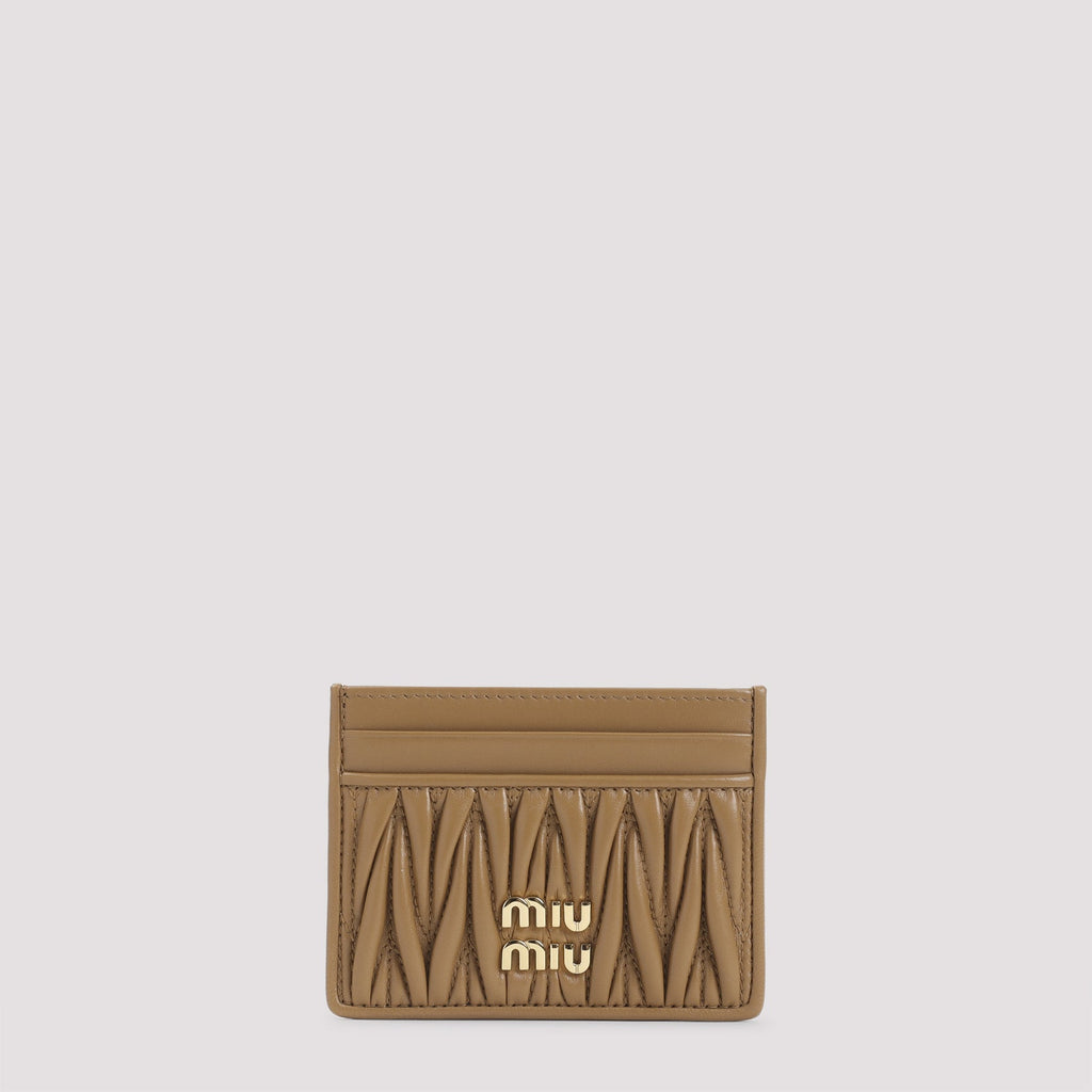 Miu Miu Lamb Leather Cardholder Women