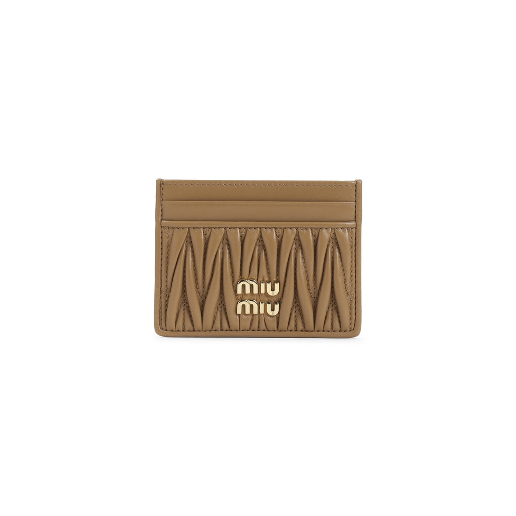 Miu Miu Lamb Leather Cardholder Women