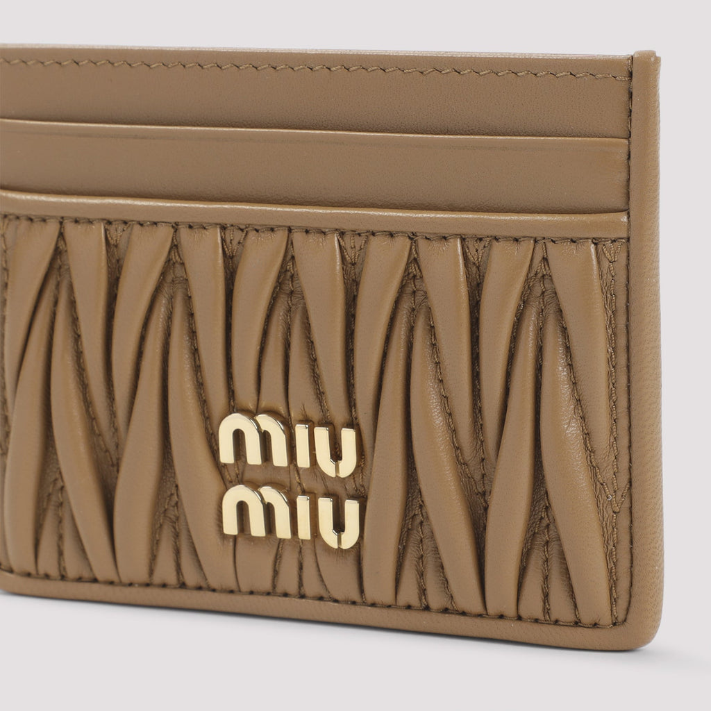 Miu Miu Lamb Leather Cardholder Women