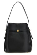 Belted Bucket Shoulder Bag