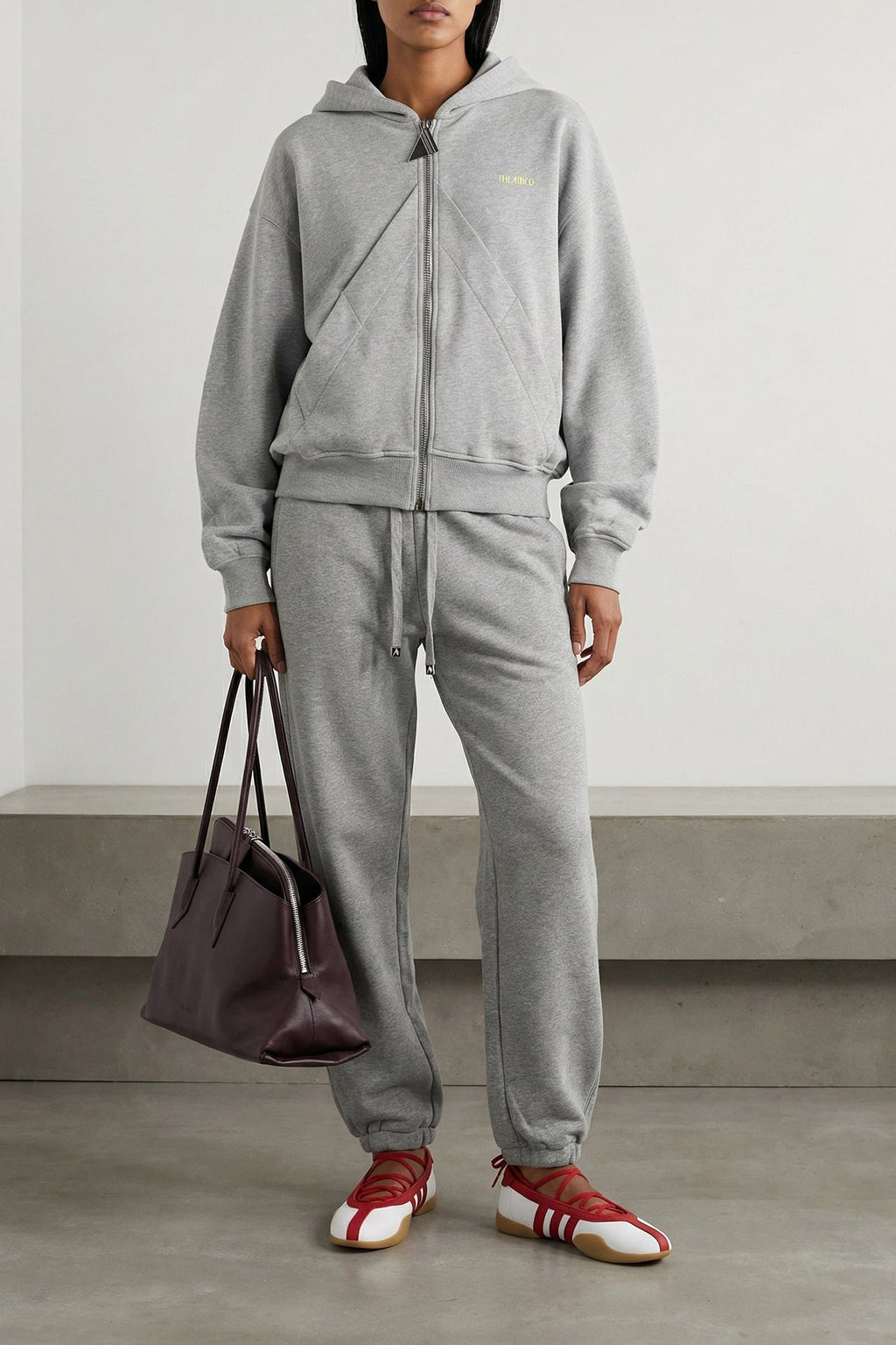 THE ATTICO Shoulder Bag with Asymmetrical Design