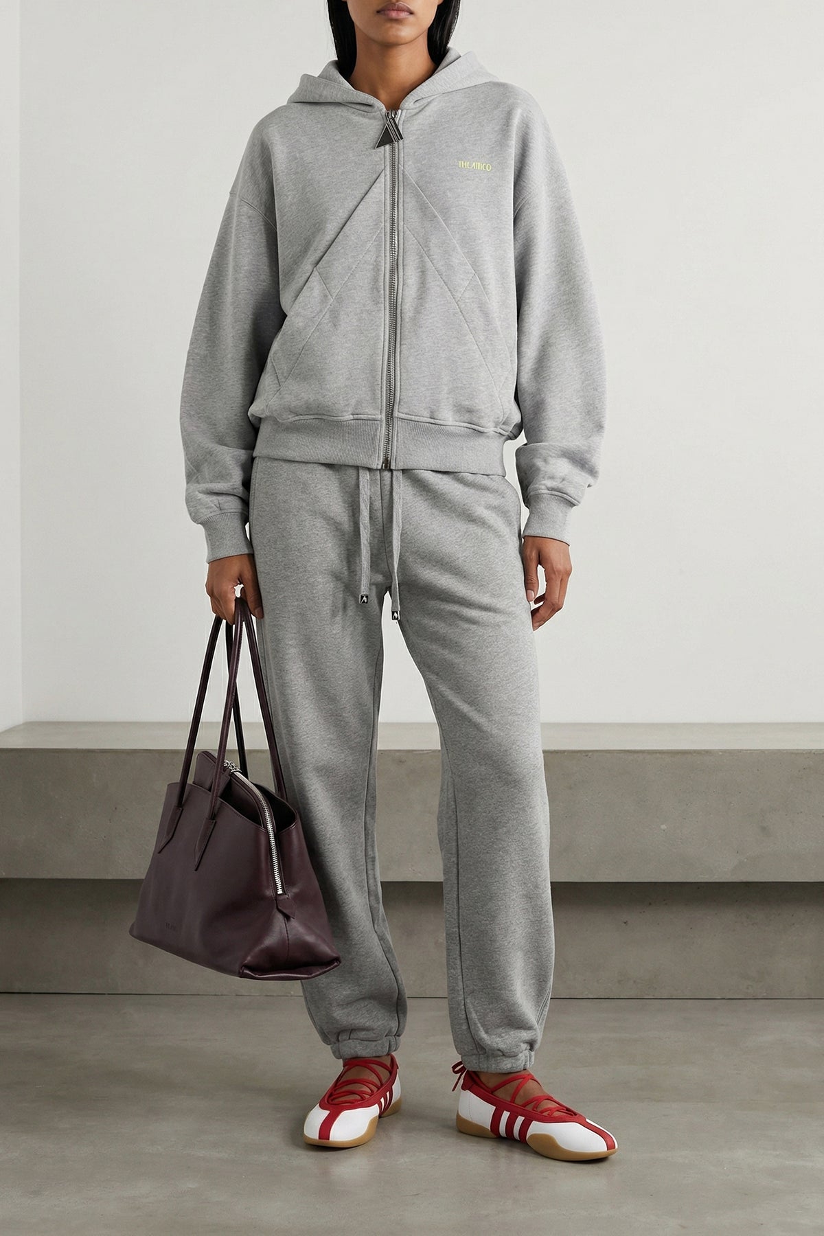 THE ATTICO Shoulder Bag with Asymmetrical Design