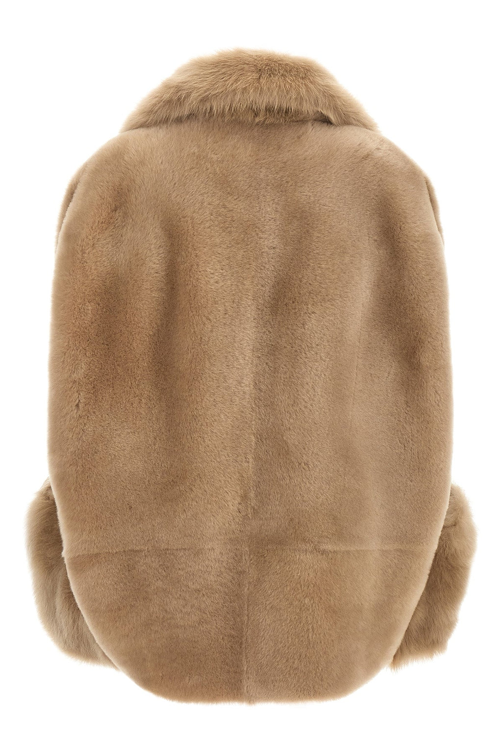 Blancha Shearling Vest with Contrast Details