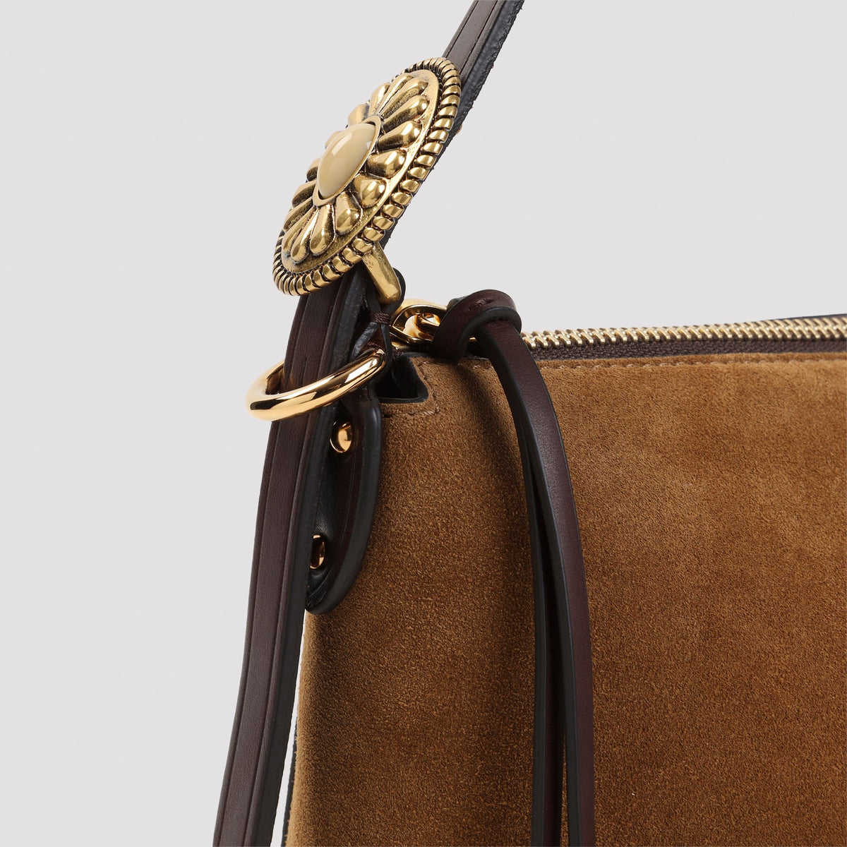 Etro Hobo Suede Shoulder Bag Women