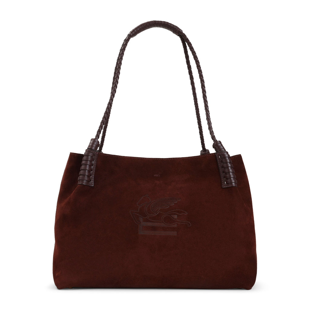 Etro Libra Medium Suede Shopping Bag Women