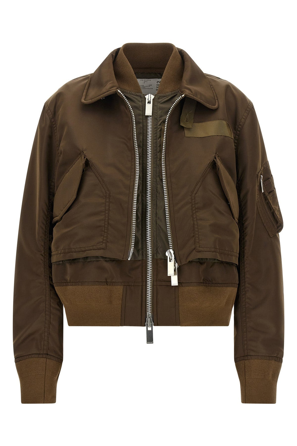 SACAI Blouson with layered design