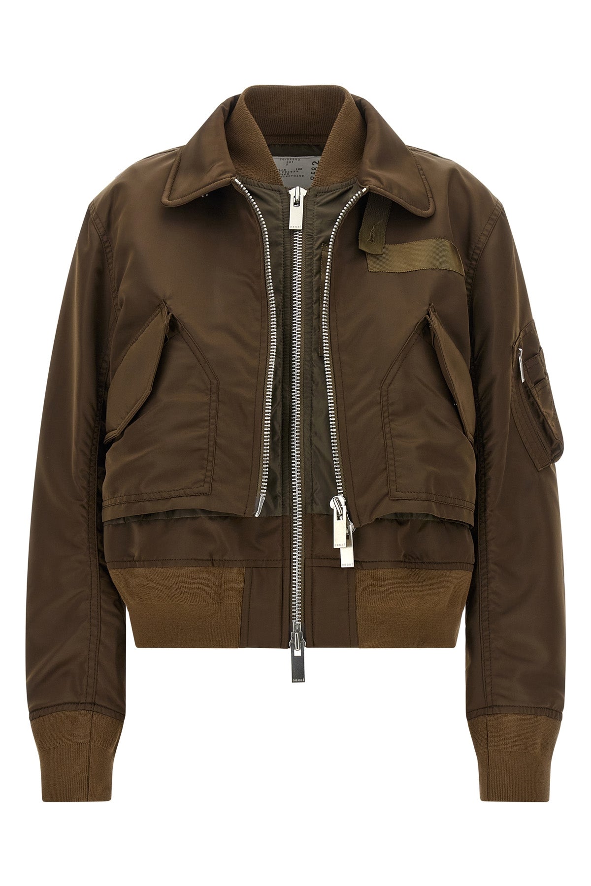 SACAI Blouson with layered design