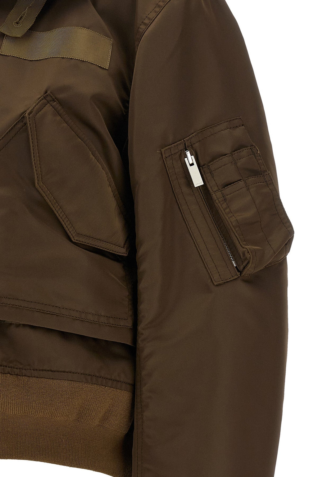 SACAI Blouson with layered design