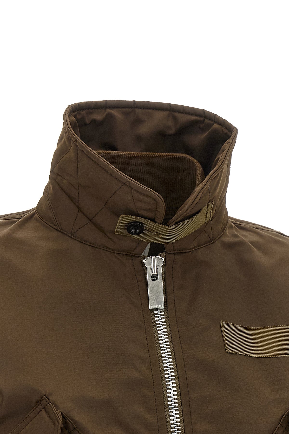 SACAI Blouson with layered design