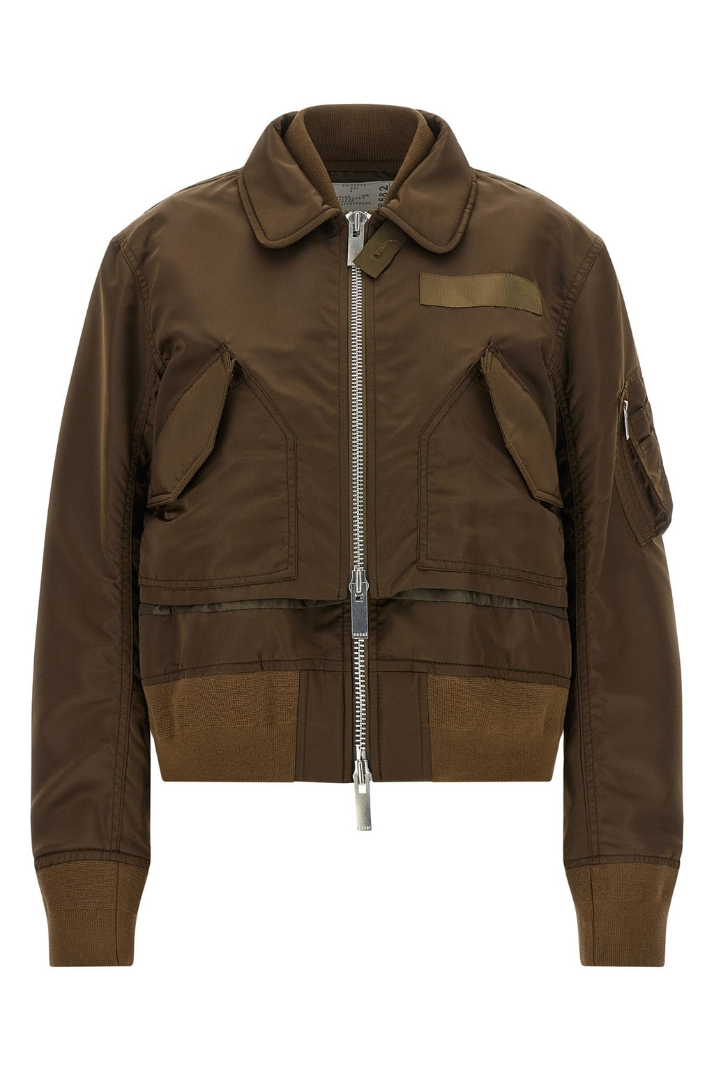 SACAI Blouson with layered design