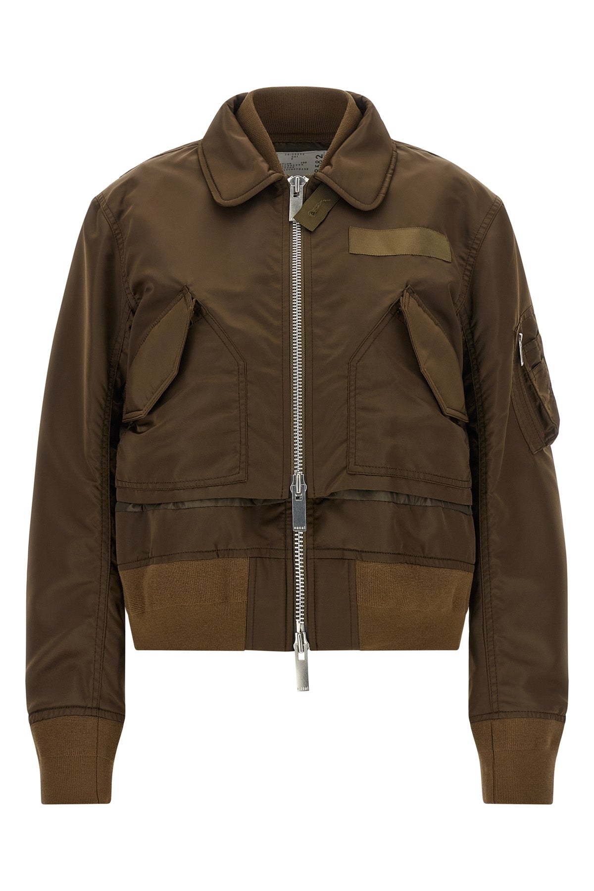 SACAI Blouson with layered design